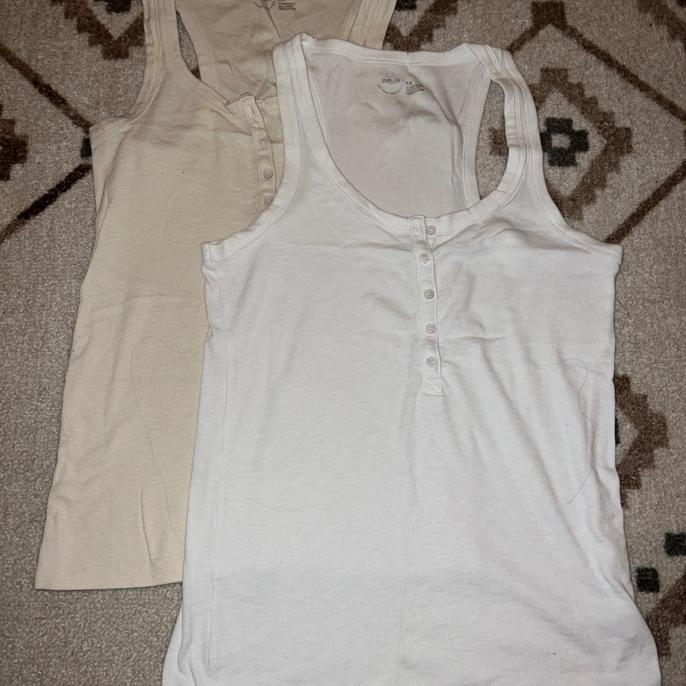 two aerie tanks